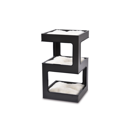 Rascador Balcony Negro 34x34x60cm