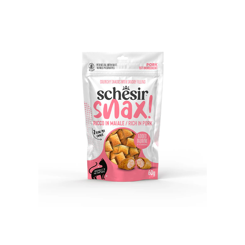 SCHESIR SNACK SNAX¡ CERDO 60 GR