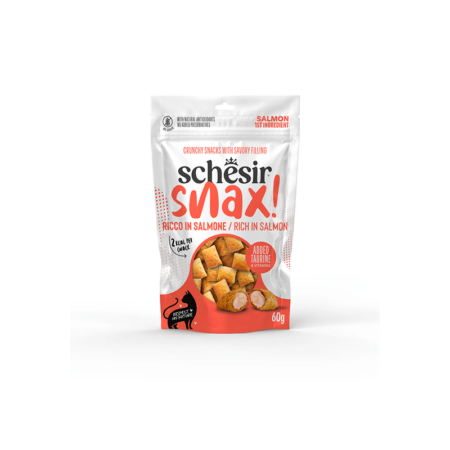 SCHESIR SNACK SNAX¡ SALMÓN 60 GR