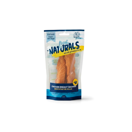 Snack Fresh Naturals Brochetas de Pechuga de Pollo para Perros