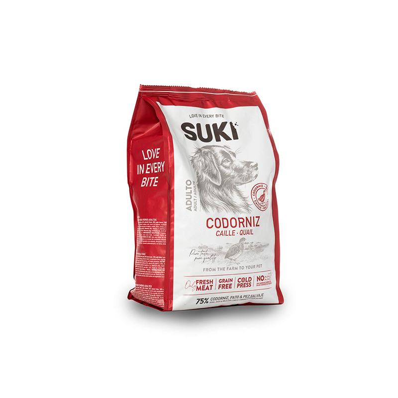 Suki Semi-humedo Codorniz con Pato 3kg
