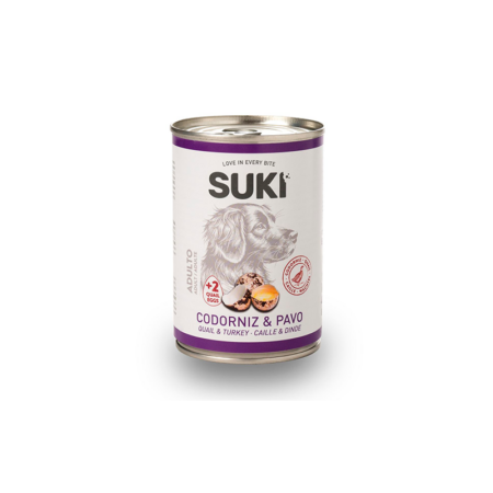 Suki WET Codorniz con Pavo + Huevos 400g