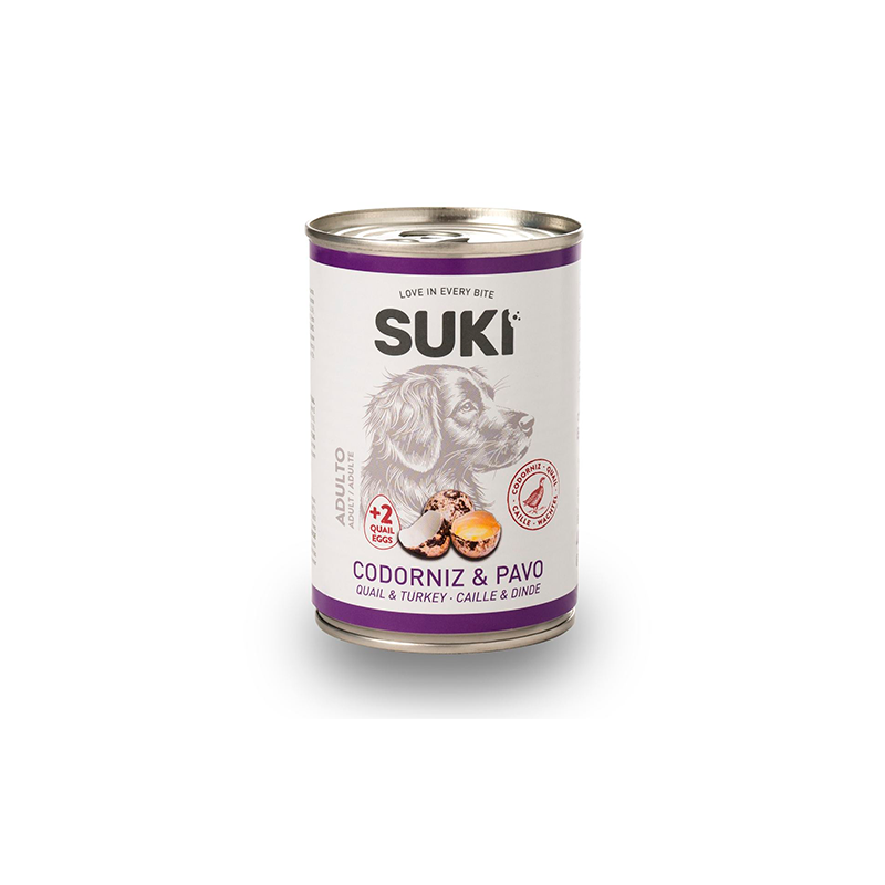 Suki WET Codorniz con Pavo + Huevos 400g