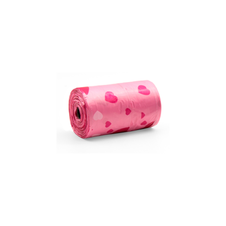 Bolsas higienicas con asa color rosa 3x10b