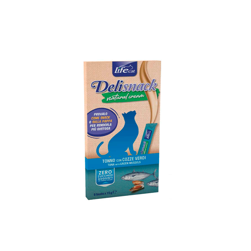 CREMA LIFE CAT ATÚN CON MEJILLONES 6X15 GR