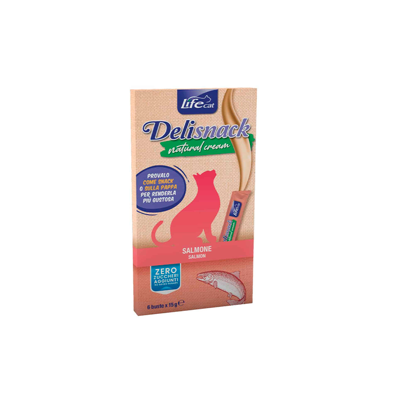 CREMA LIFE CAT SALMÓN 6X15 GR