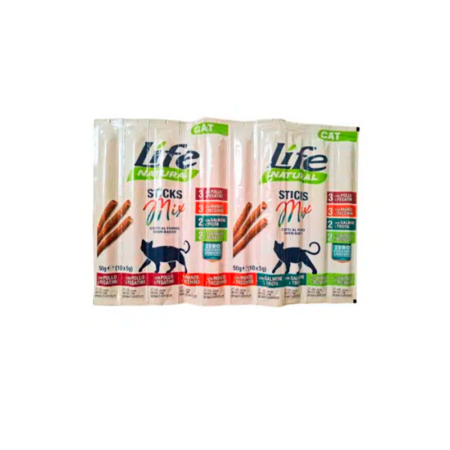 DELI SNACK LIFE CAT STICKS MIX 10X5 GR