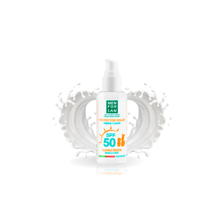 MenForSan Protector Solar Factor 50 para Perros y Gatos