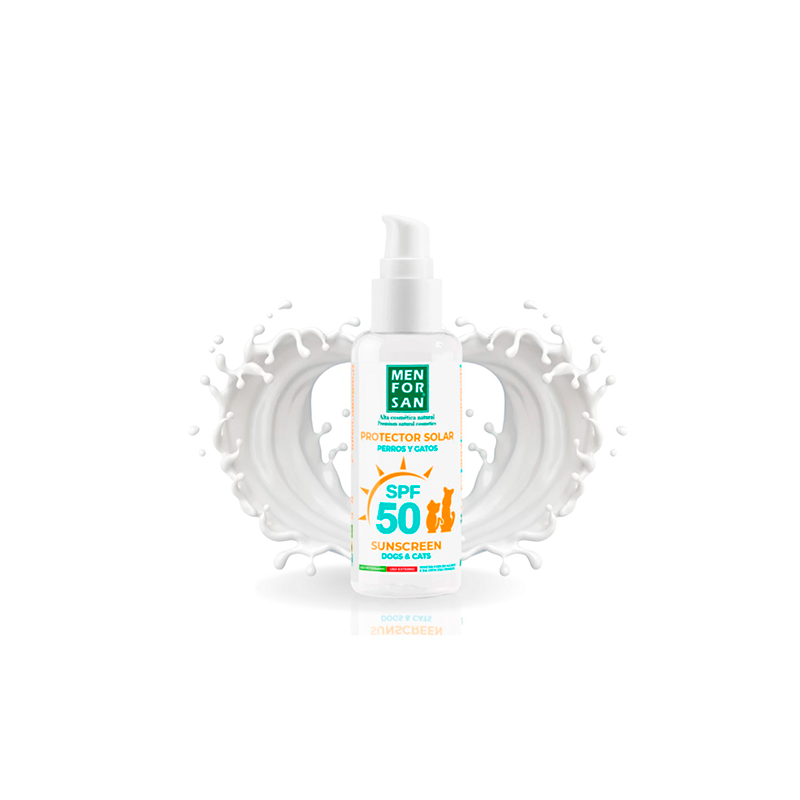 MenForSan Protector Solar Factor 50 para Perros y Gatos
