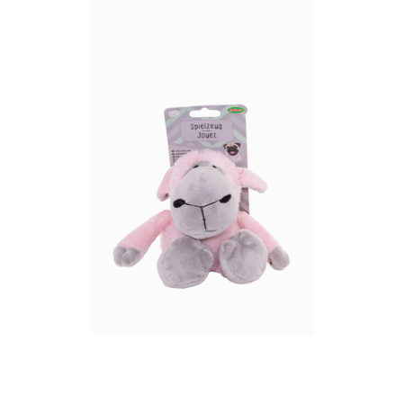 Peluche ovejita rosa y gris