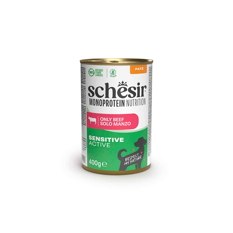 SCHESIR MONOPROTEIN BUEY ACTIVO 400 GR