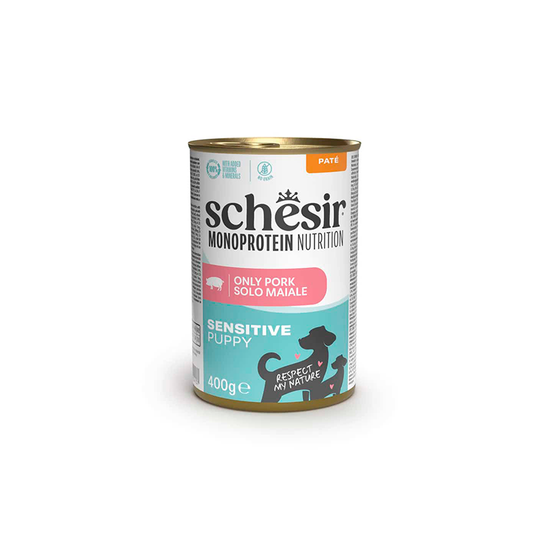 Schesir monoprotein jamón para perro puppy 150 - 400Gr - Imagen 2