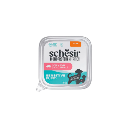 SCHESIR MONOPROTEIN PUPPY JAMÓN TARRINA 150 GR