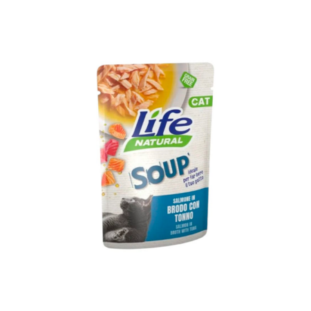 SOPA LIFE CAT SALMÓN CON ATÚ