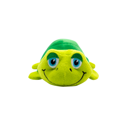 Tortuga de peluche con sonajero 15cm
