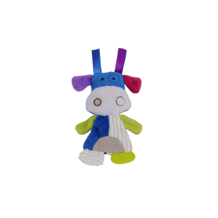 peluche vaca con papel crujiente-Bubidou