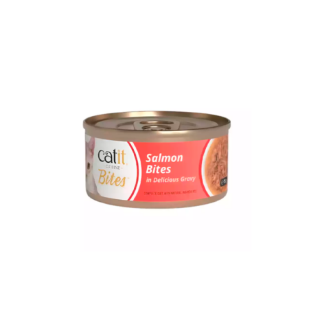 Lata Catit Cuisine Bites de Salmón para Gatos