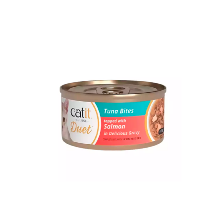 Lata Catit Cuisine Duet de Atún con Salmón para Gatos