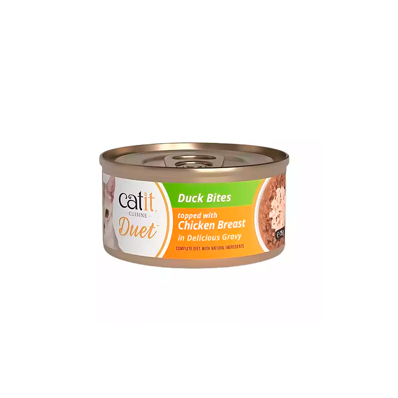 Lata Catit Cuisine Duet de Pato con Pollo para Gatos