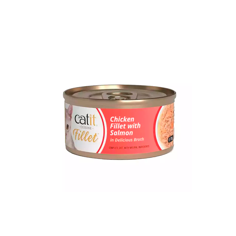 Lata catit cuisine fillet para gatos 75Gr - Imagen 4