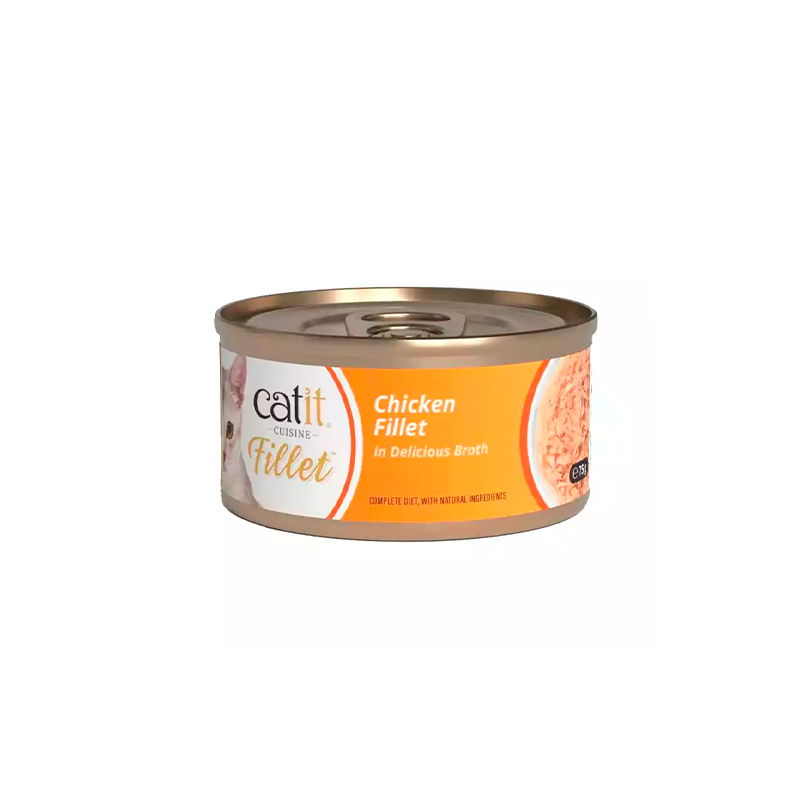 Lata catit cuisine fillet para gatos 75Gr - Imagen 3