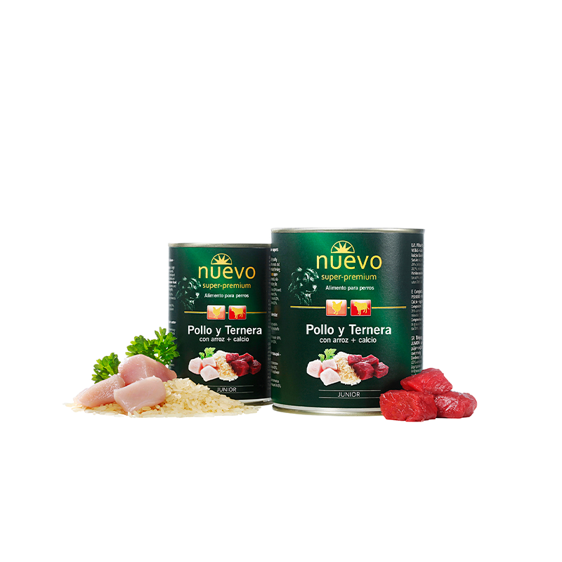 Lata Perro JUNIOR Pollo y Ternera, NUEVO