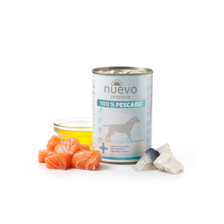Lata Perro SENSITIVE 100% Pescado, NUEVO, 400 g