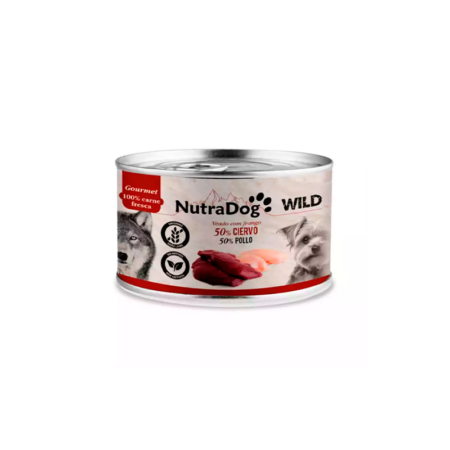 NutraDog Wild Gourmet Ciervo y Pollo para Perros