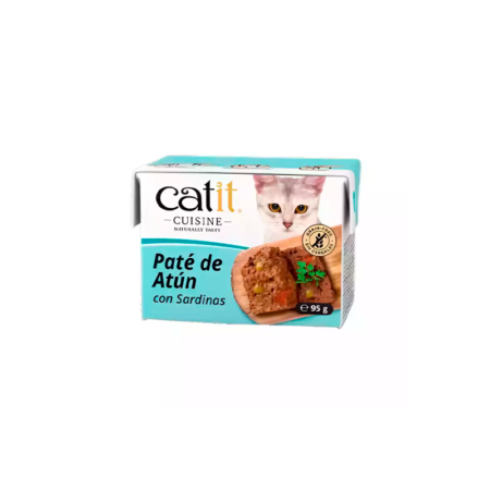 Paté Catit Cuisine de Atún con Sardinas para Gatos