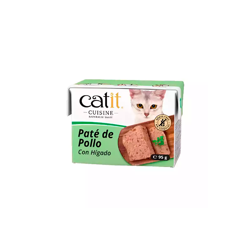 Paté Catit Cuisine de Pollo con Hígado para Gatos