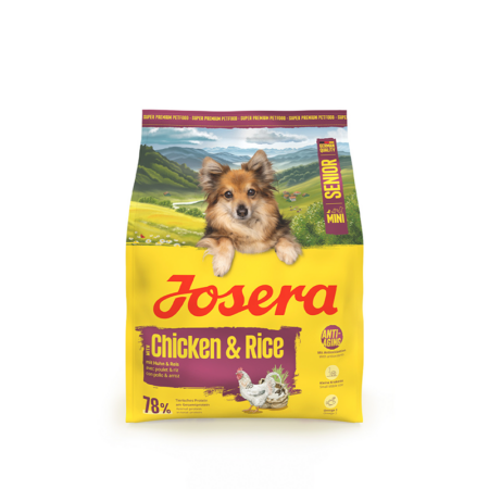 Josera perro mini senior chicken y rice 900gr - 3Kg