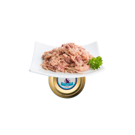 Tarrina Gato JUNIOR Filetes de Pollo y Ternera, NUEVO, 85 g