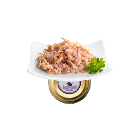 Tarrina Gato STERILIZEDPavo y Becerro, NUEVO, 85 g