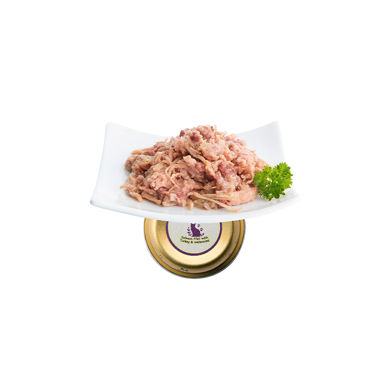 Tarrina Gato TASTY Filetes de Salmón y Pavo, NUEVO, 85 g