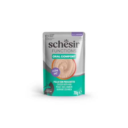 SCHESIR FUNCTIONS ORAL CARE POLLO CON JAMÓN 70 GR