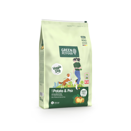 (Grainfree) Saco Perro VeggieDog Potato & Pea, GREEN PETFOOD,