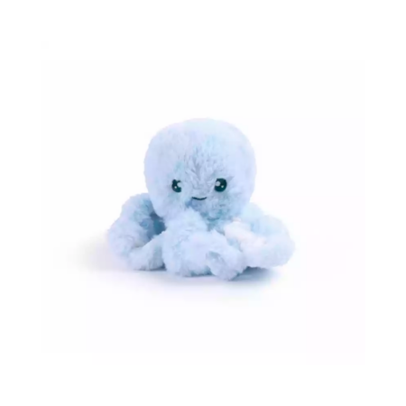 Pulpo de Peluche Azul Suave para Perros