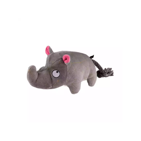 Rinoceronte de Peluche Súper Acolchado para Perros