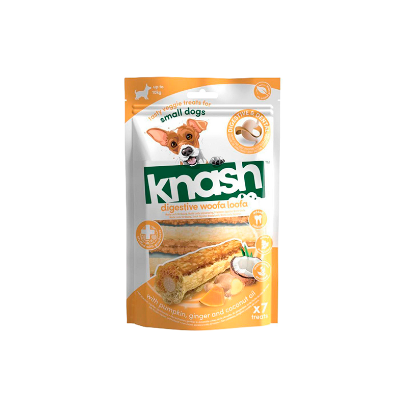 Snack Knash Digestive Palitos Loofa para Perros